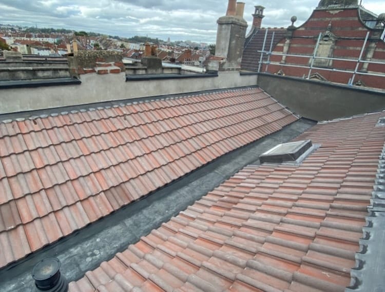 Residential roofing work